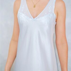 Oscar de la Renta Soft Blue Chemise
